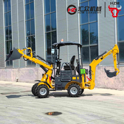 Pemuat Backhoe Padat