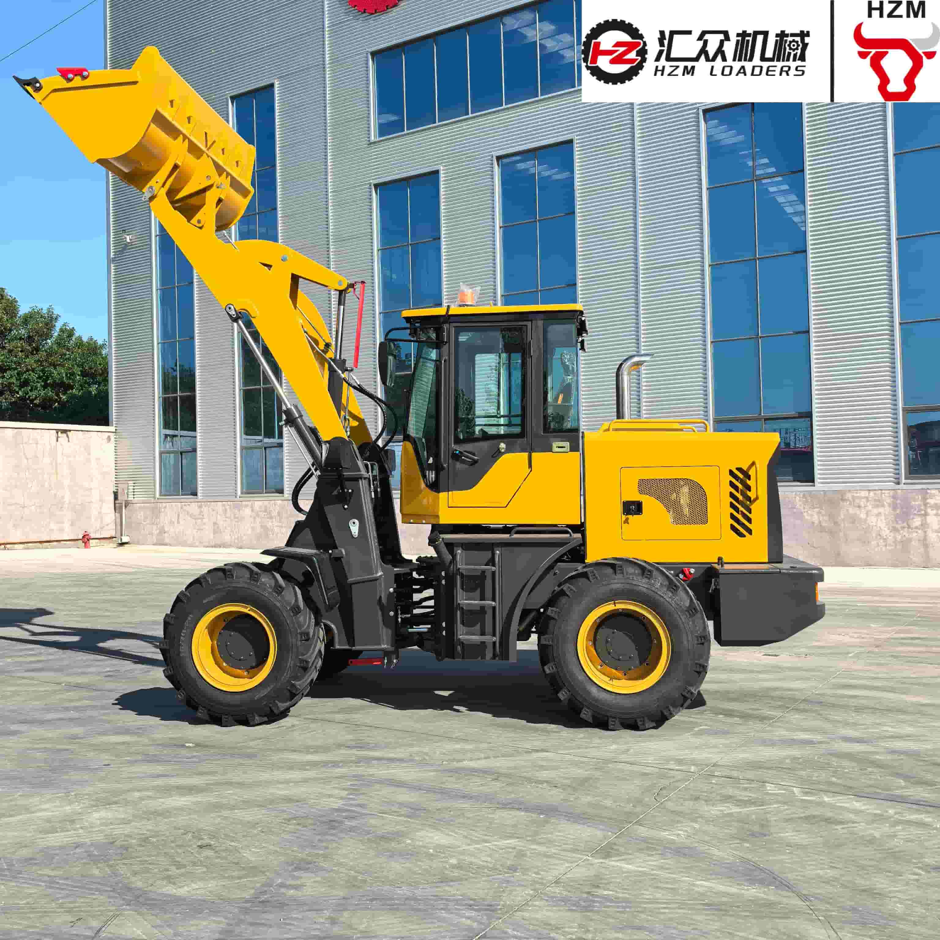 2.0 Ton Construction Wheel Loader Factory_Manufacturer_Supplier - HZM ...
