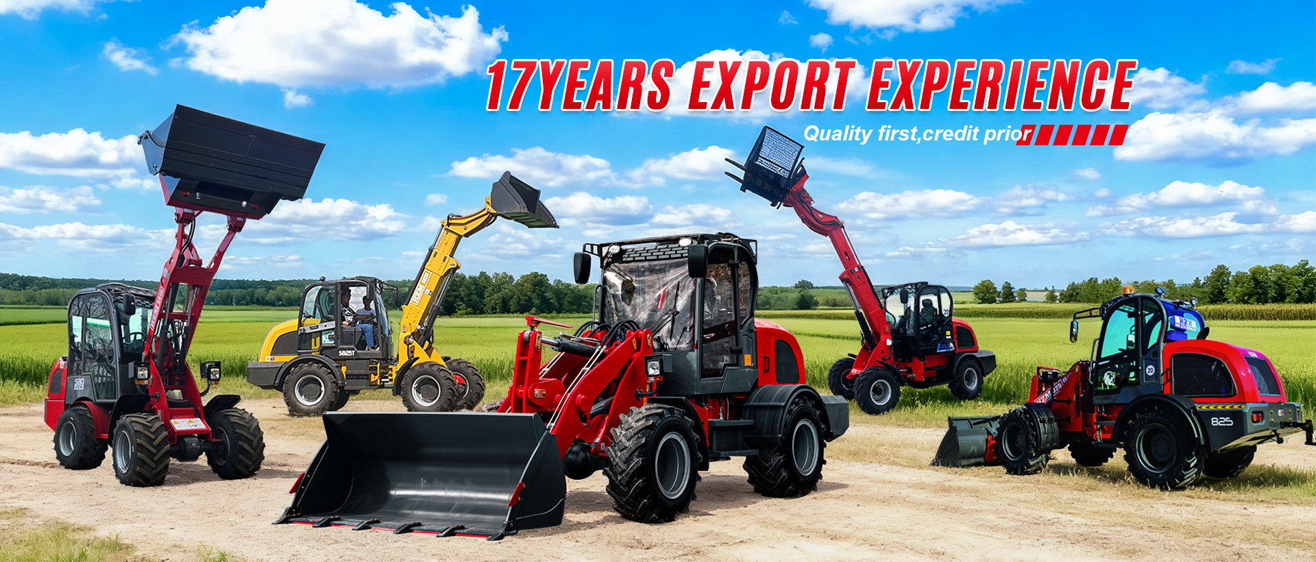 Teleszkópos kerekes rakodó